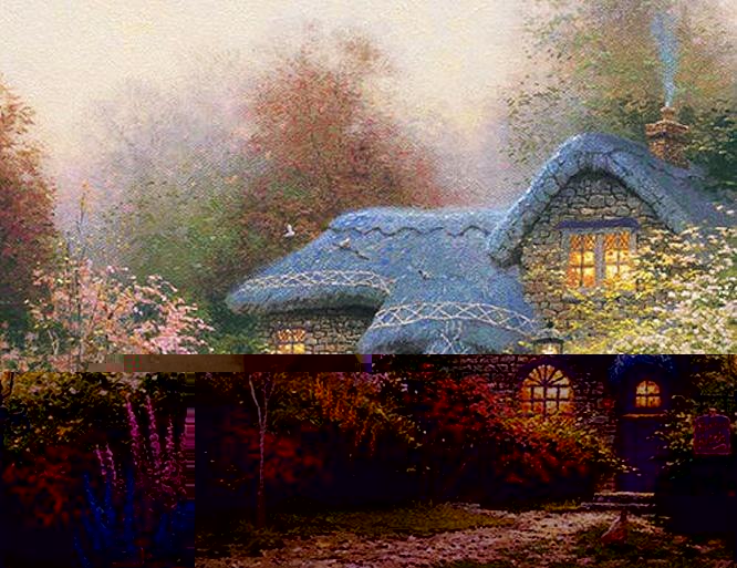 Thomas Kinkade Heather's Hutch